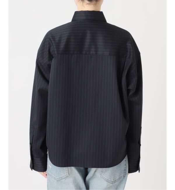 FRAMeWORK「TWストライプショートシャツ」|シャツ・ブラウス|