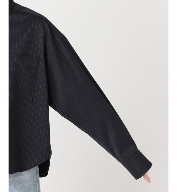 FRAMeWORK「TWストライプショートシャツ」|シャツ・ブラウス|