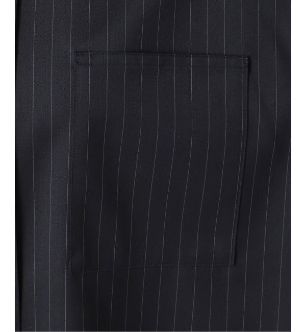 FRAMeWORK「TWストライプショートシャツ」|シャツ・ブラウス|