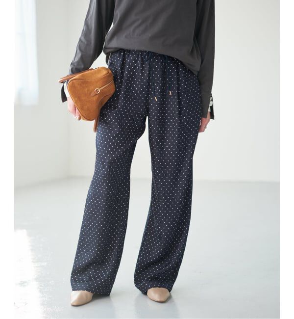 Spick and Span「ドットツイルイージーパンツ」|その他|