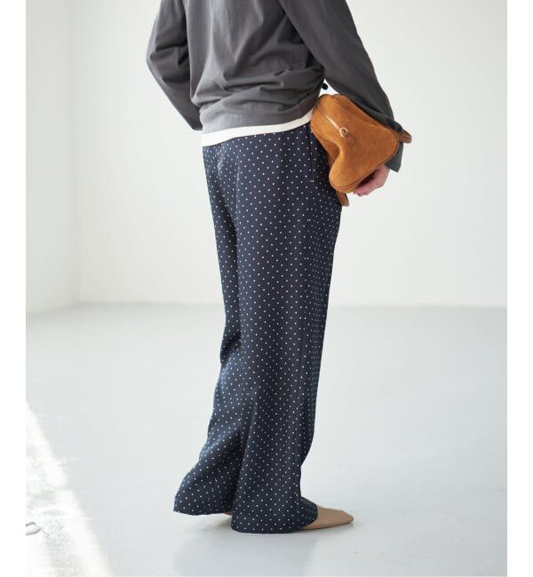 Spick and Span「ドットツイルイージーパンツ」|その他|