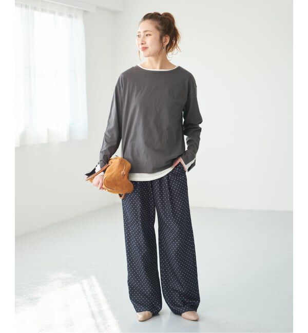 Spick and Span「ドットツイルイージーパンツ」|その他|