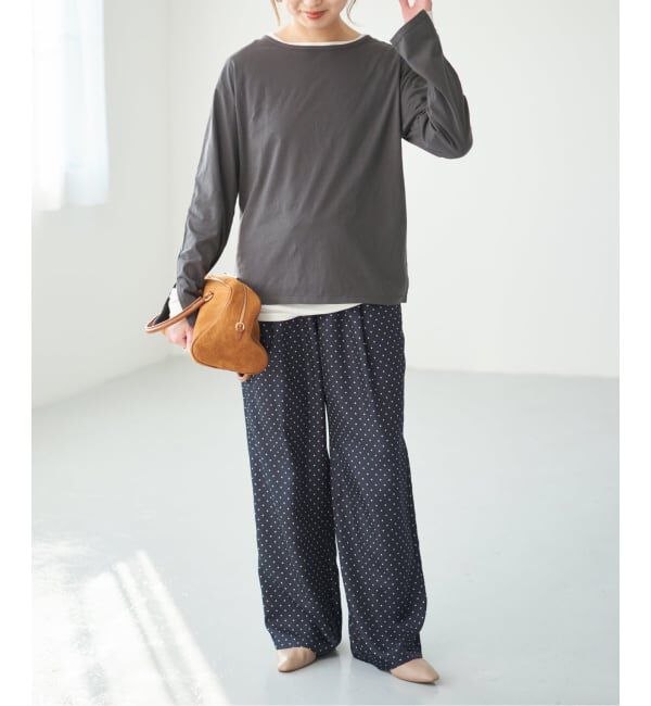 Spick and Span「ドットツイルイージーパンツ」|その他|