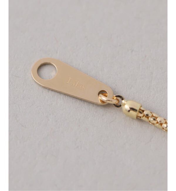 Lilas by Spick&Span「ボンバータチェーンネックレス K18」|ネックレス|