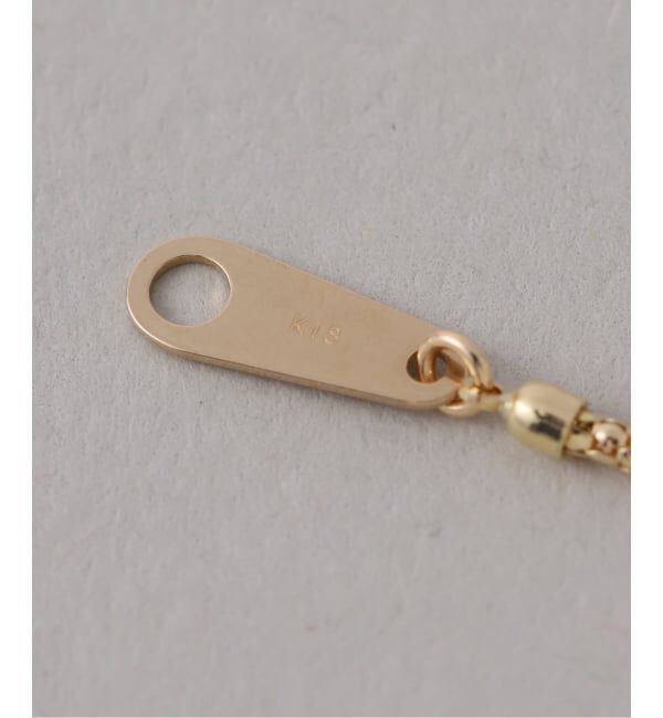 Lilas by Spick&Span「ボンバータチェーンネックレス K18」|ネックレス|