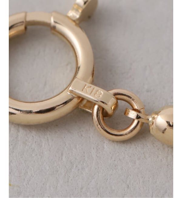 Lilas by Spick&Span「ボンバータチェーンネックレス K18」|ネックレス|