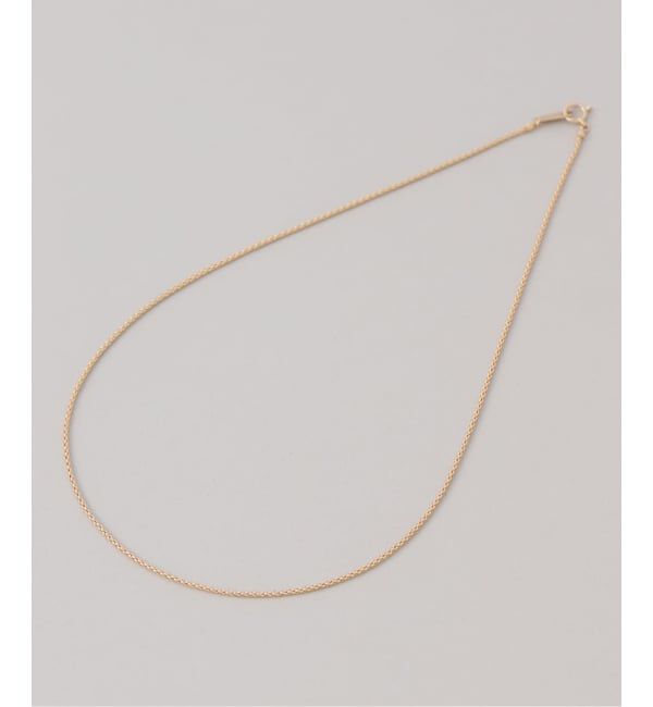 Lilas by Spick&Span「ボンバータチェーンネックレス K18」|ネックレス|