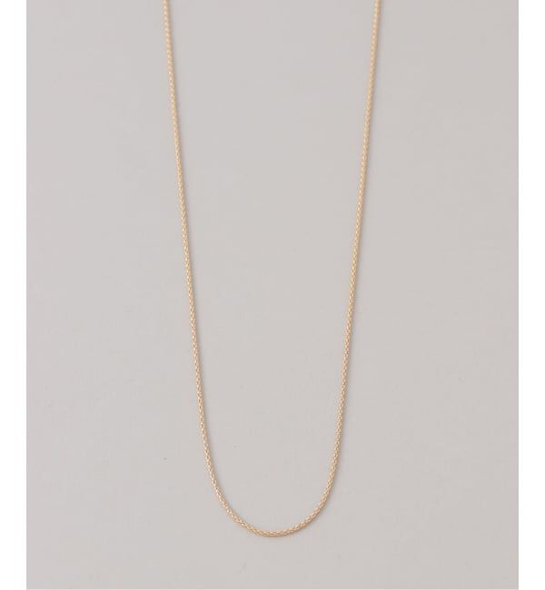 Lilas by Spick&Span「ボンバータチェーンネックレス K18」|ネックレス|