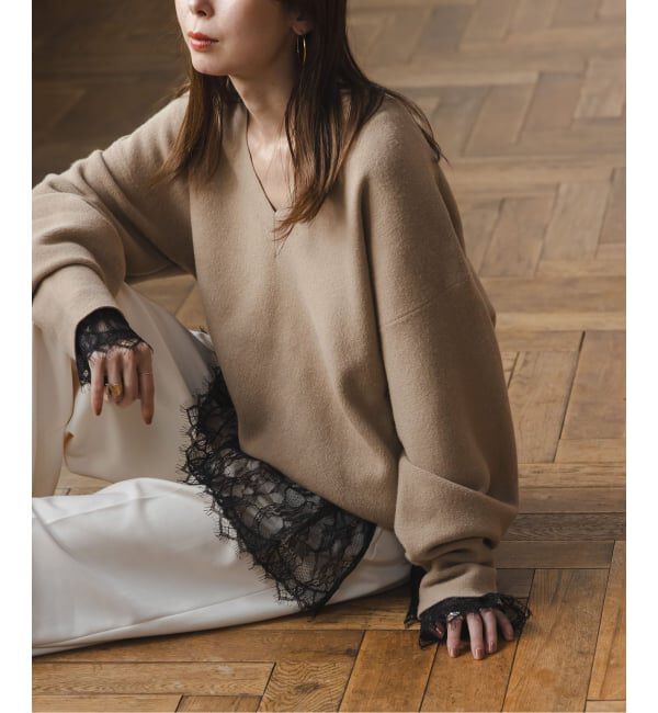 NOBLE「《追加予約》サラサシアーレースブラウス」|シャツ・ブラウス|