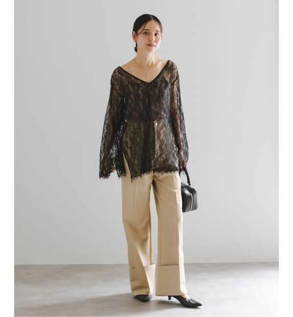 NOBLE「《追加予約》サラサシアーレースブラウス」|シャツ・ブラウス|