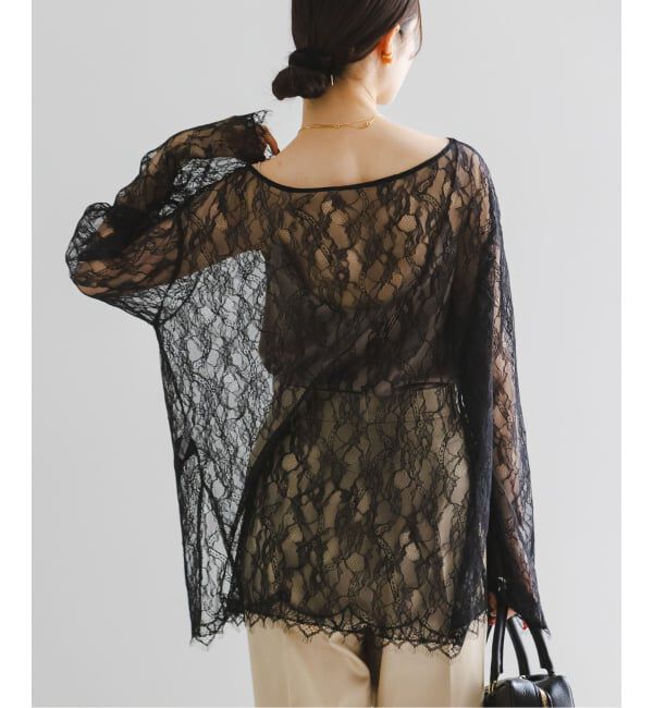 NOBLE「《追加予約》サラサシアーレースブラウス」|シャツ・ブラウス|