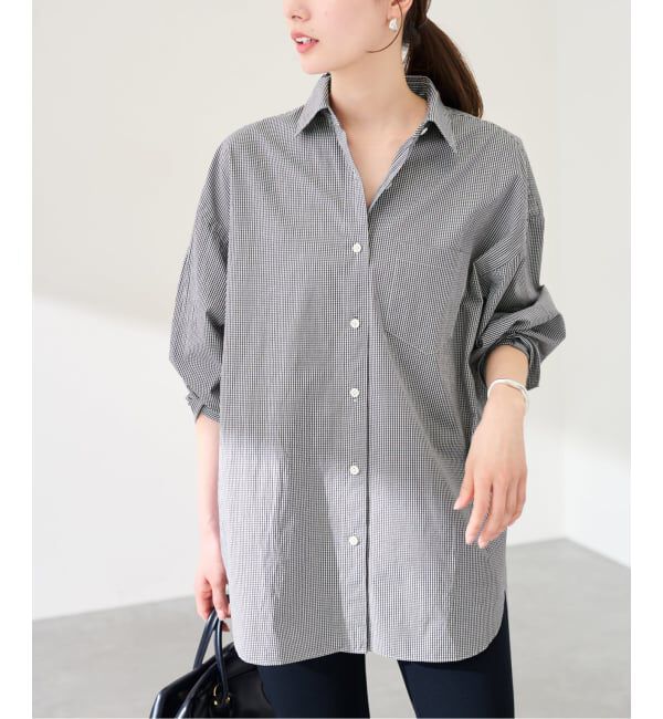 FRAMeWORK「≪予約≫ルーズスリーブロングシャツ」|シャツ・ブラウス|