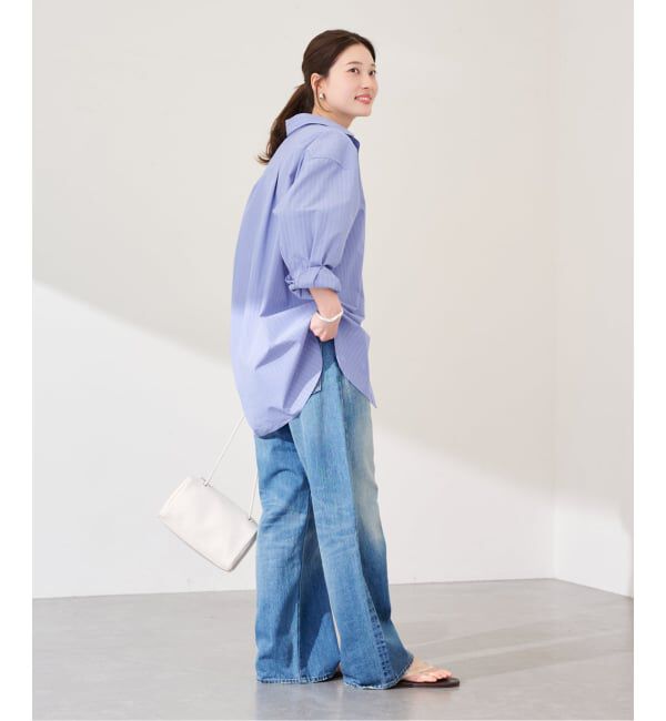 FRAMeWORK「≪予約≫ルーズスリーブロングシャツ」|シャツ・ブラウス|