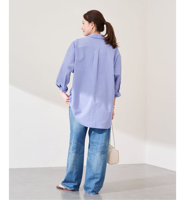 FRAMeWORK「≪予約≫ルーズスリーブロングシャツ」|シャツ・ブラウス|