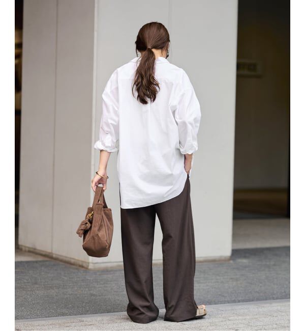 FRAMeWORK「≪予約≫ルーズスリーブロングシャツ」|シャツ・ブラウス|