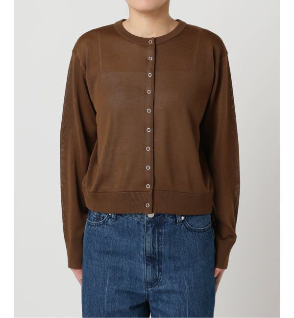 U by SPICK&SPAN「《予約》ウォッシャブルドットボタンニットカーディガン」|カーディガン|