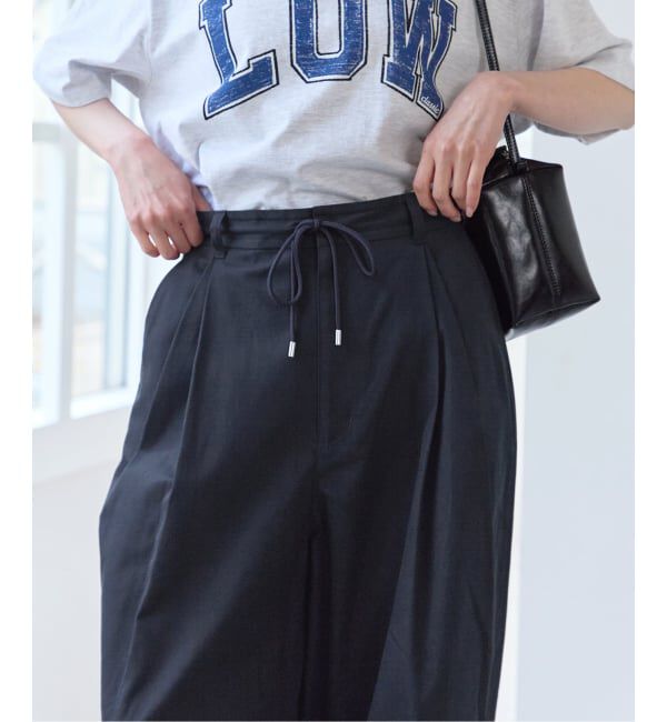 U by SPICK&SPAN「《予約》ルーズタックチノパンツ」|チノ|