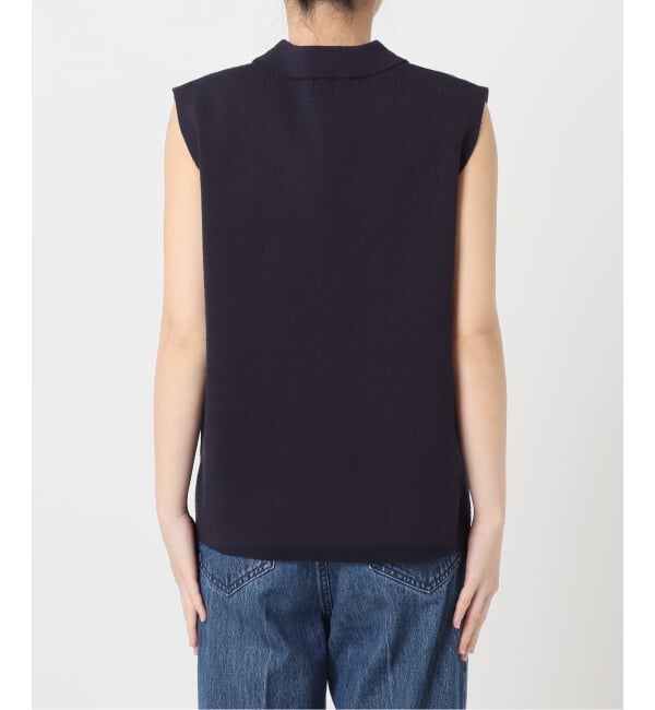 U by SPICK&SPAN「《予約》ブークレノースリーブニット」|ニット・セーター|