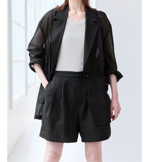 U by SPICK&SPAN「《予約》シアータックハーフパンツ」|その他|