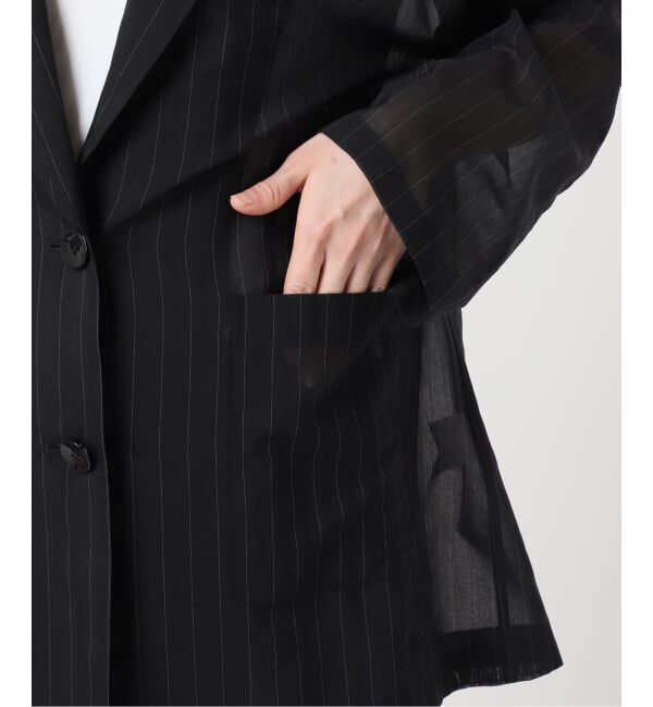 U by SPICK&SPAN「《予約》シアーオーバージャケット」|テーラードジャケット|