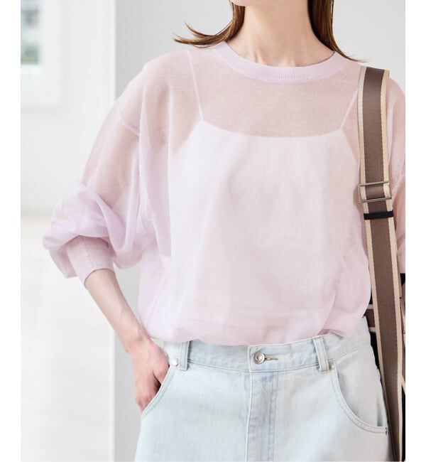 U by SPICK&SPAN「《予約》シアールーズニットプルオーバー」|ニット・セーター|