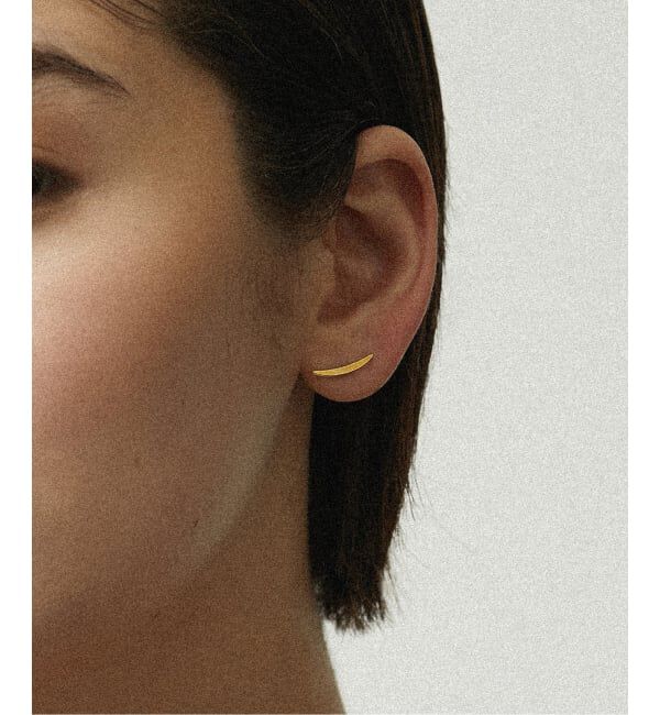 Spick and Span「《一部店舗+WEB限定》BAQLESS / バックレス Amity Trace Gold」|ピアス|ゴールド