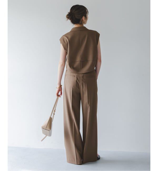 NOBLE「《予約・セットアップ対応》エステルツイルショートジレブラウス」|シャツ・ブラウス|