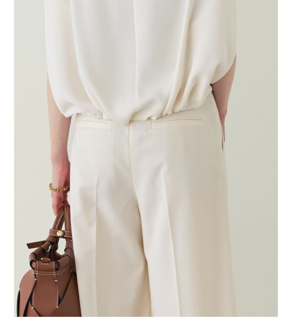 NOBLE「《追加予約・セットアップ対応》エステルツイルストレッチスラックスパンツ」|スラックス|