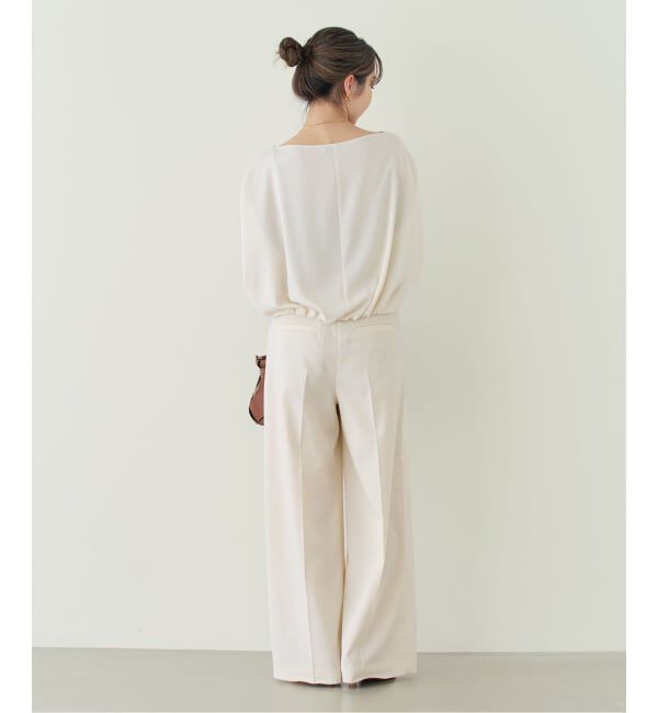 NOBLE「《追加予約・セットアップ対応》エステルツイルストレッチスラックスパンツ」|スラックス|