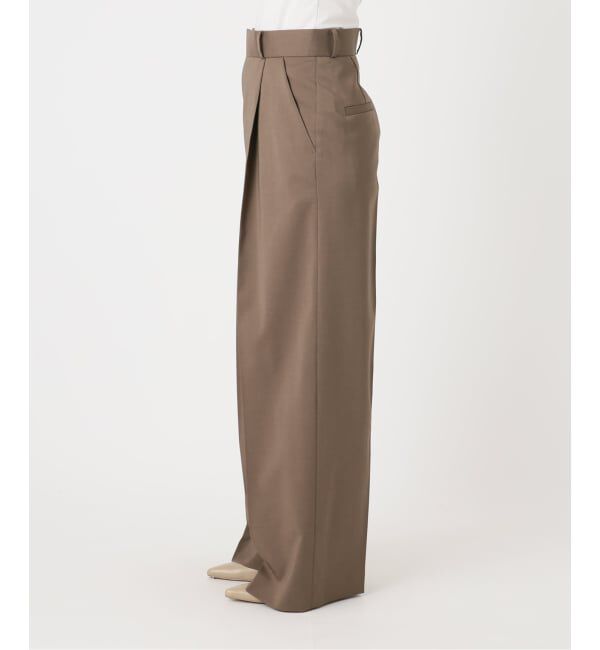 NOBLE「《追加予約・セットアップ対応》エステルツイルストレッチスラックスパンツ」|スラックス|