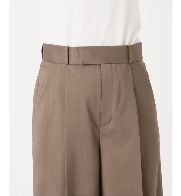 NOBLE「《追加予約・セットアップ対応》エステルツイルストレッチスラックスパンツ」|スラックス|