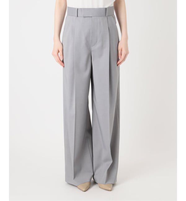 NOBLE「《追加予約・セットアップ対応》エステルツイルストレッチスラックスパンツ」|スラックス|