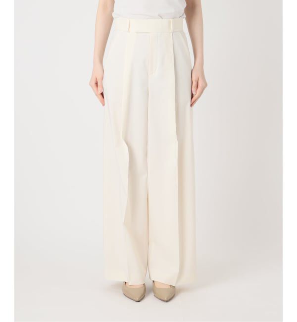 NOBLE「《追加予約・セットアップ対応》エステルツイルストレッチスラックスパンツ」|スラックス|