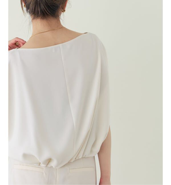 NOBLE「《予約》ドレープバルーンブラウス」|シャツ・ブラウス|