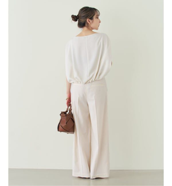 NOBLE「《予約》ドレープバルーンブラウス」|シャツ・ブラウス|