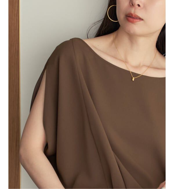 NOBLE「《予約》ドレープバルーンブラウス」|シャツ・ブラウス|