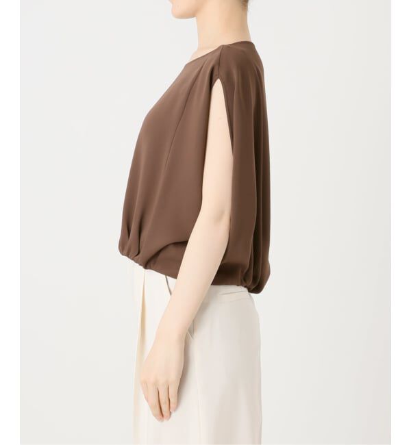 NOBLE「《予約》ドレープバルーンブラウス」|シャツ・ブラウス|