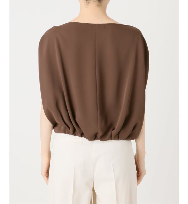 NOBLE「《予約》ドレープバルーンブラウス」|シャツ・ブラウス|