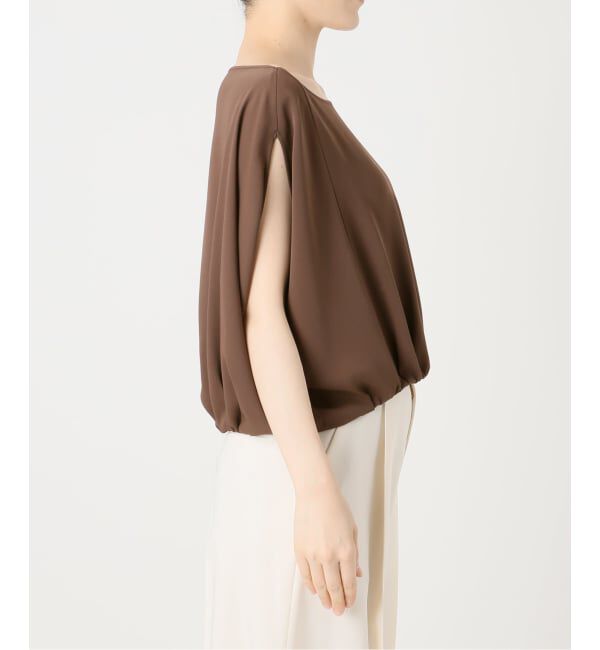 NOBLE「《予約》ドレープバルーンブラウス」|シャツ・ブラウス|