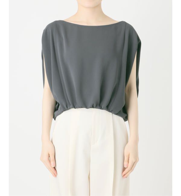 NOBLE「《予約》ドレープバルーンブラウス」|シャツ・ブラウス|