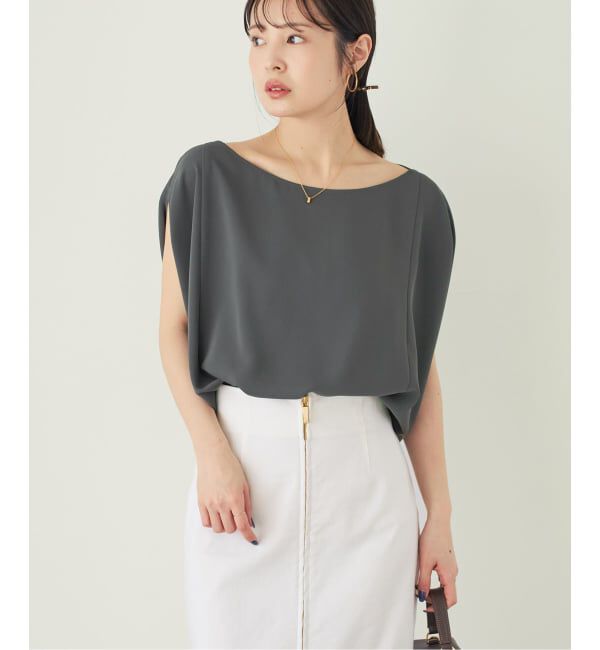NOBLE「《予約》ドレープバルーンブラウス」|シャツ・ブラウス|