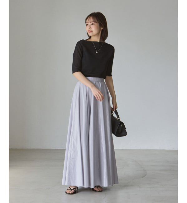 NOBLE「《追加予約》シアークレープジャージ五分袖Tシャツ」|Tシャツ・カットソー|