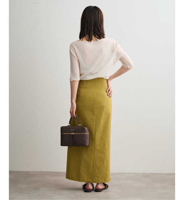 NOBLE「《追加予約》シアークレープジャージ五分袖Tシャツ」|Tシャツ・カットソー|