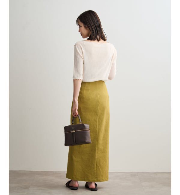 NOBLE「《追加予約》シアークレープジャージ五分袖Tシャツ」|Tシャツ・カットソー|