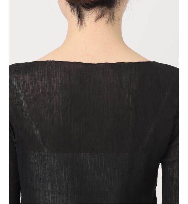 NOBLE「《追加予約》シアークレープジャージ五分袖Tシャツ」|Tシャツ・カットソー|