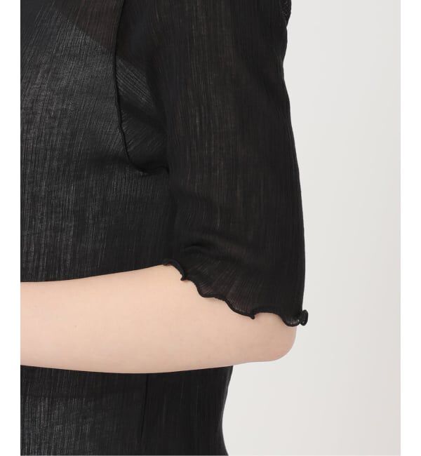 NOBLE「《追加予約》シアークレープジャージ五分袖Tシャツ」|Tシャツ・カットソー|