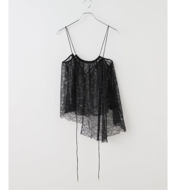 NOBLE「《追加予約2》ラッセルレースギャザーキャミ」|キャミソール|
