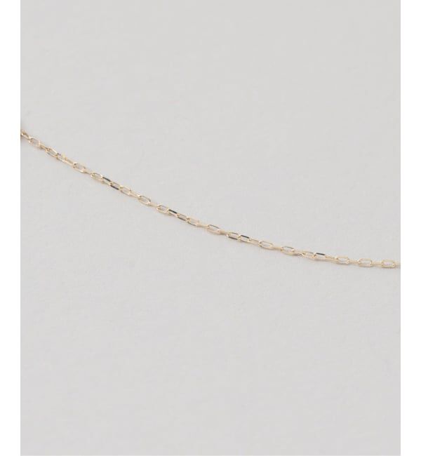 Lilas by Spick&Span「《予約》ブラックダイヤローズカットネックレス K10」|ネックレス|