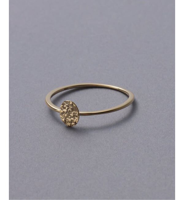 Lilas by Spick&Span「《予約》テクスチャーオーバルモチーフリング K10」|リング|