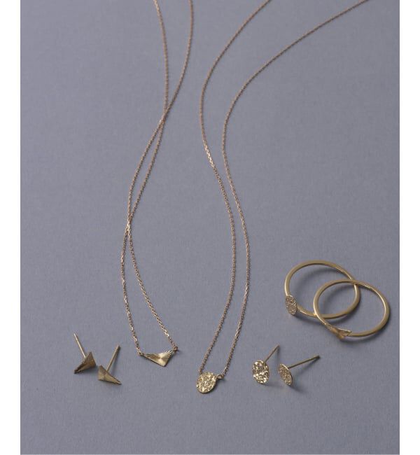 Lilas by Spick&Span「《予約》テクスチャーオーバルモチーフリング K10」|リング|